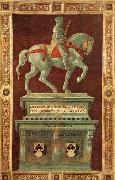 UCCELLO, Paolo Funerary Monument to Sir John Hawkwood oil on canvas